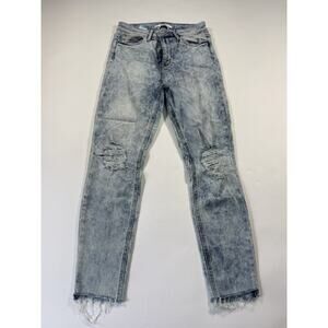 Sam Edelman Light Blue Distressed Stiletto Skinny Jeans